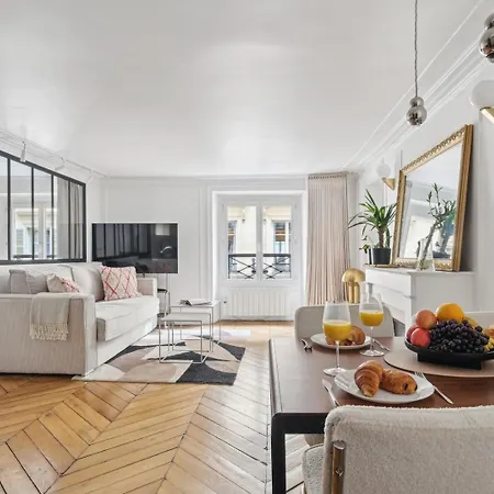 Bnbnook - Bright 1br By Louvre & Tuileries Gardens 파리