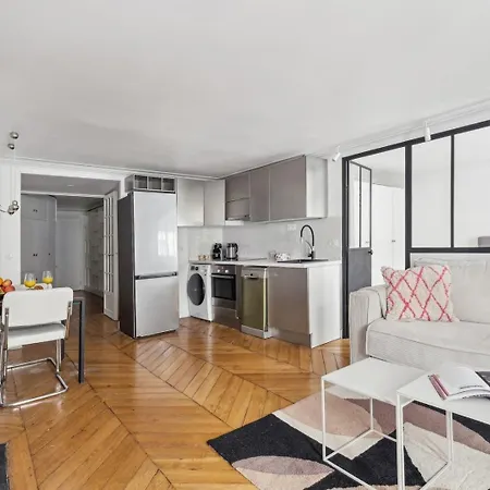 Bnbnook - Bright 1br By Louvre & Tuileries Gardens 파리