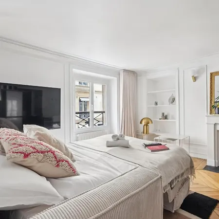 Bnbnook - Bright 1br By Louvre & Tuileries Gardens
