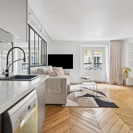 Bnbnook - Bright 1br By Louvre & Tuileries Gardens Apartment